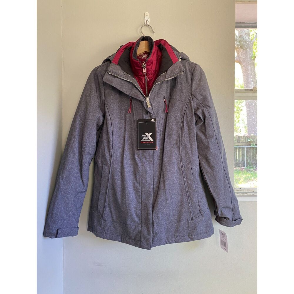 NWT ZeroXposur 3-in-1 Jacket Coat with Hood Size WOMENS S